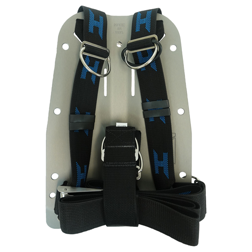 Halcyon Aluminum hardcoated backplate and harness